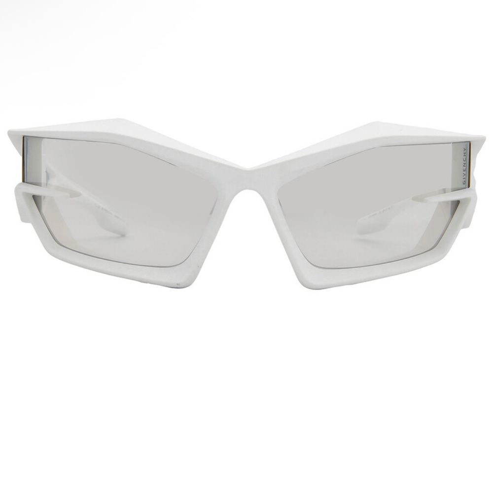 Givenchy Angular White Sunglasses - image 5